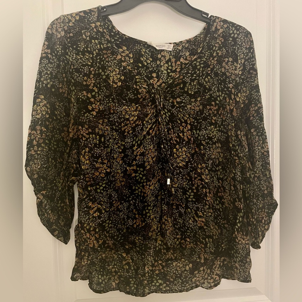 Mango Multicolor Patterned Women's Blouse